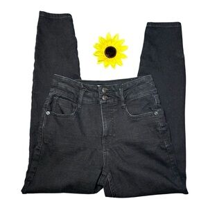 Women’s True Craft Black jeans size 4 small stacked waist skinny denim pants